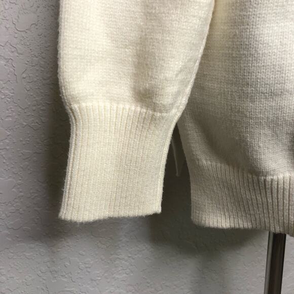 Anthropologie Maeve cream mock turtleneck sweater size Small - Picture 15 of 16